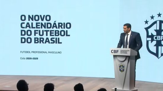 CBF muda calendário do futebol brasileiro para 2026-2029