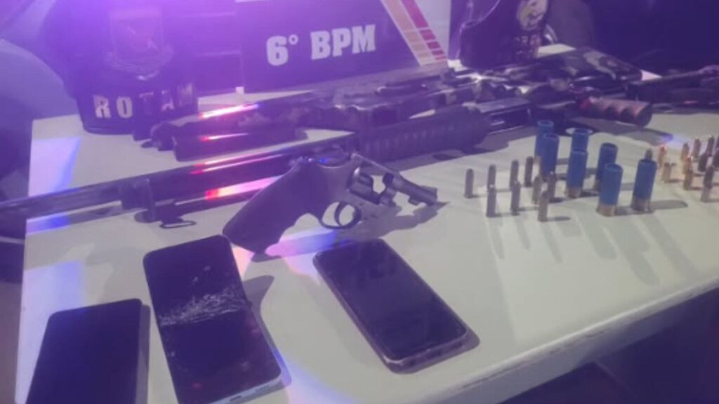 Faccionados são detidos com armas em operação policial em Cáceres