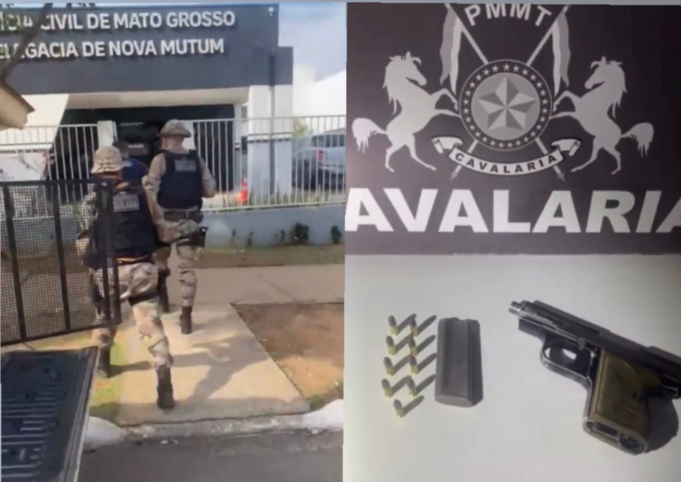 Homem é preso com pistola carregada em frente a pronto atendimento