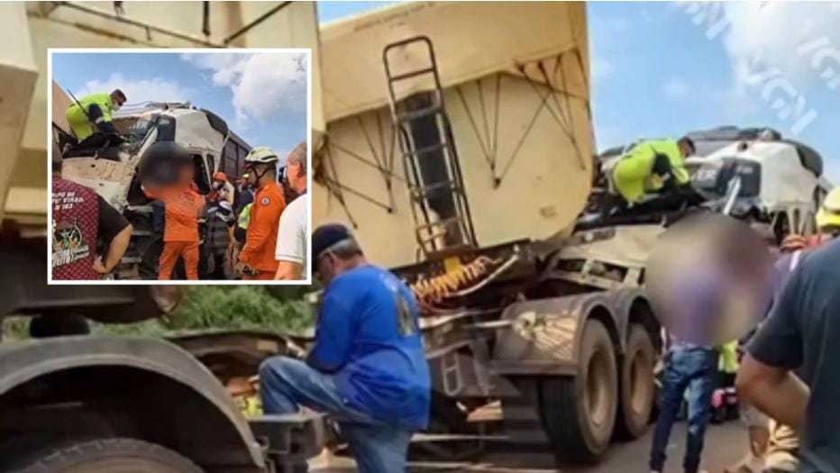 Acidente grave na BR-163 deixa motorista ferido em MT