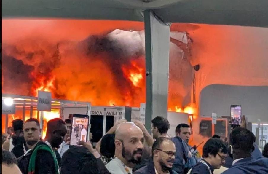 Incêndio na COP30: 21 atendidos após fumaça na Blue Zone