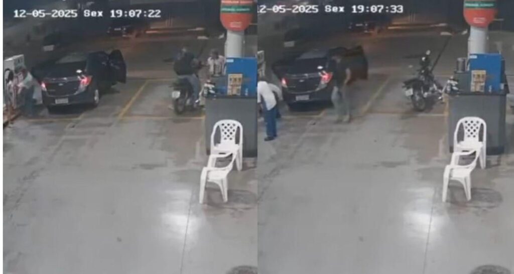 Frentista salva criança engasgada em posto de combustível em Cuiabá