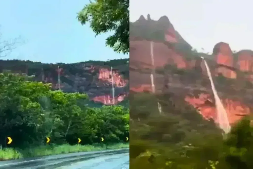 Chuvas revelam cachoeiras temporárias e encantam turistas na Cha… e mobiliza a c em destaque