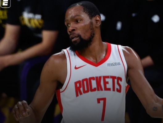 Durant fora do Jogo 4 agrava situação dos Rockets na sé… e repercute entre torce em destaque