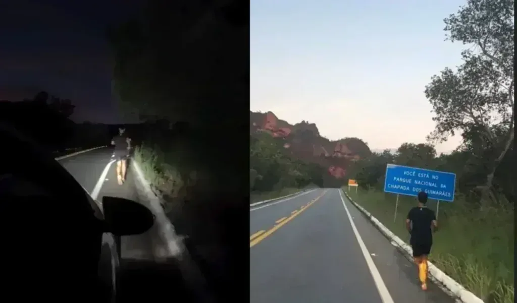 Atleta percorre 58 km entre Cuiabá e Chapada após desafio pessoal e mobiliza a c em destaque