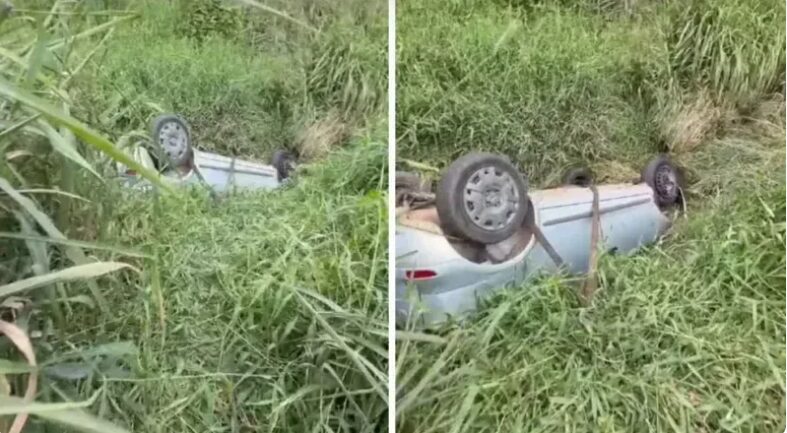 capotamento ameaça ex-esposa criança deficiência Via Dutra em destaque