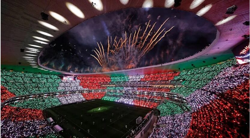 show de drones comunidade Copa do Mundo 2026 em destaque