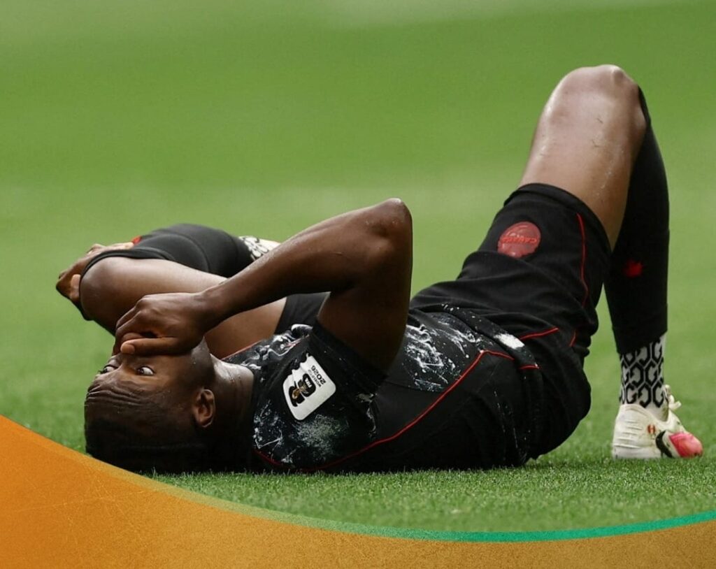 recorte humano lesão Ismael Koné seleção canadense em destaque