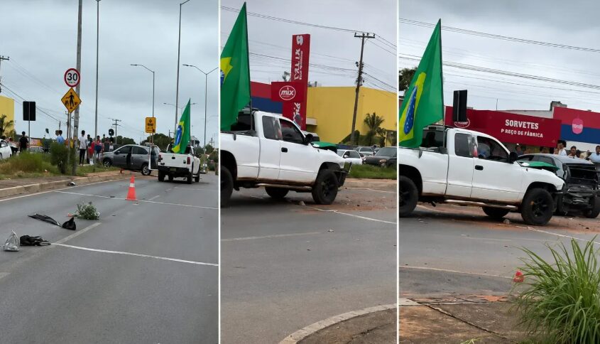 acidente MT-251 pedestres Cuiabá em destaque