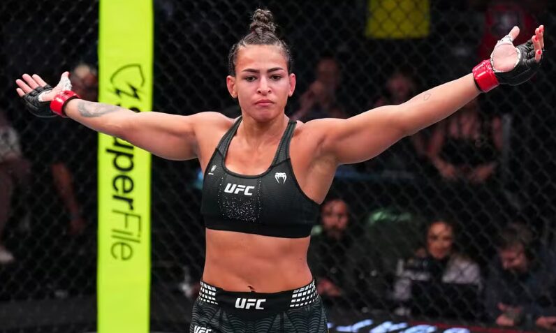 Bia Mesquita vitória MMA recorte humano em destaque