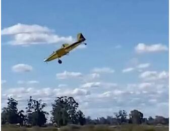 queda avião agrícola Alegrete comunidade piloto ferido em destaque