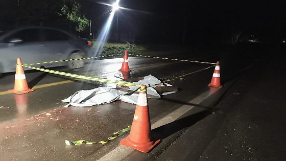 atropelamento em Jangada em destaque