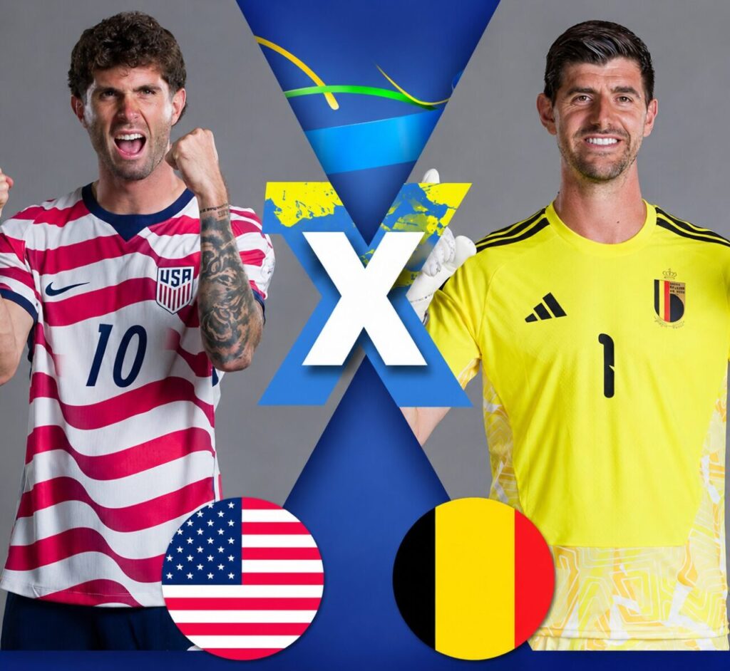 Copa do Mundo 2026 oitavas Estados Unidos Bélgica interior em destaque